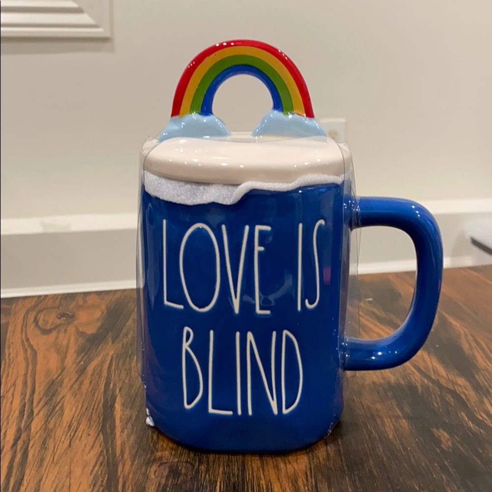 Rae Dunn LOVE IS BLIND Mug